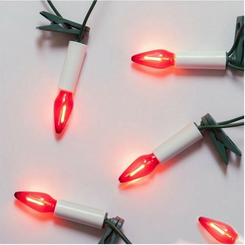Zestaw Felicia LED Filament czerwony SV-16, 16 żarówek