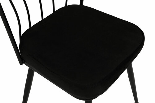 Sada jídelních židlí Yildiz 2 Black, 2 ks