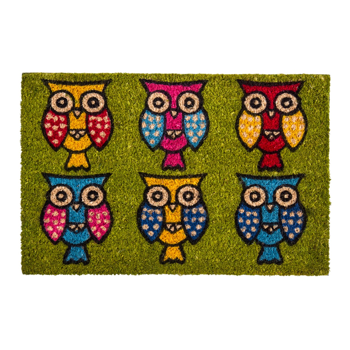 Koopman Rohožka Sovy zelená, 40 x 60 cm