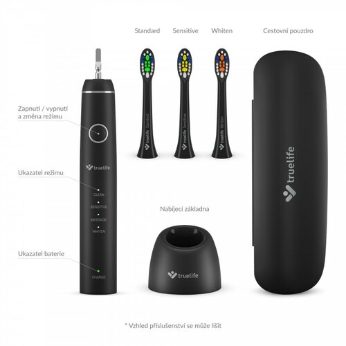 TrueLife SonicBrush SonicBrush kompakt fekete