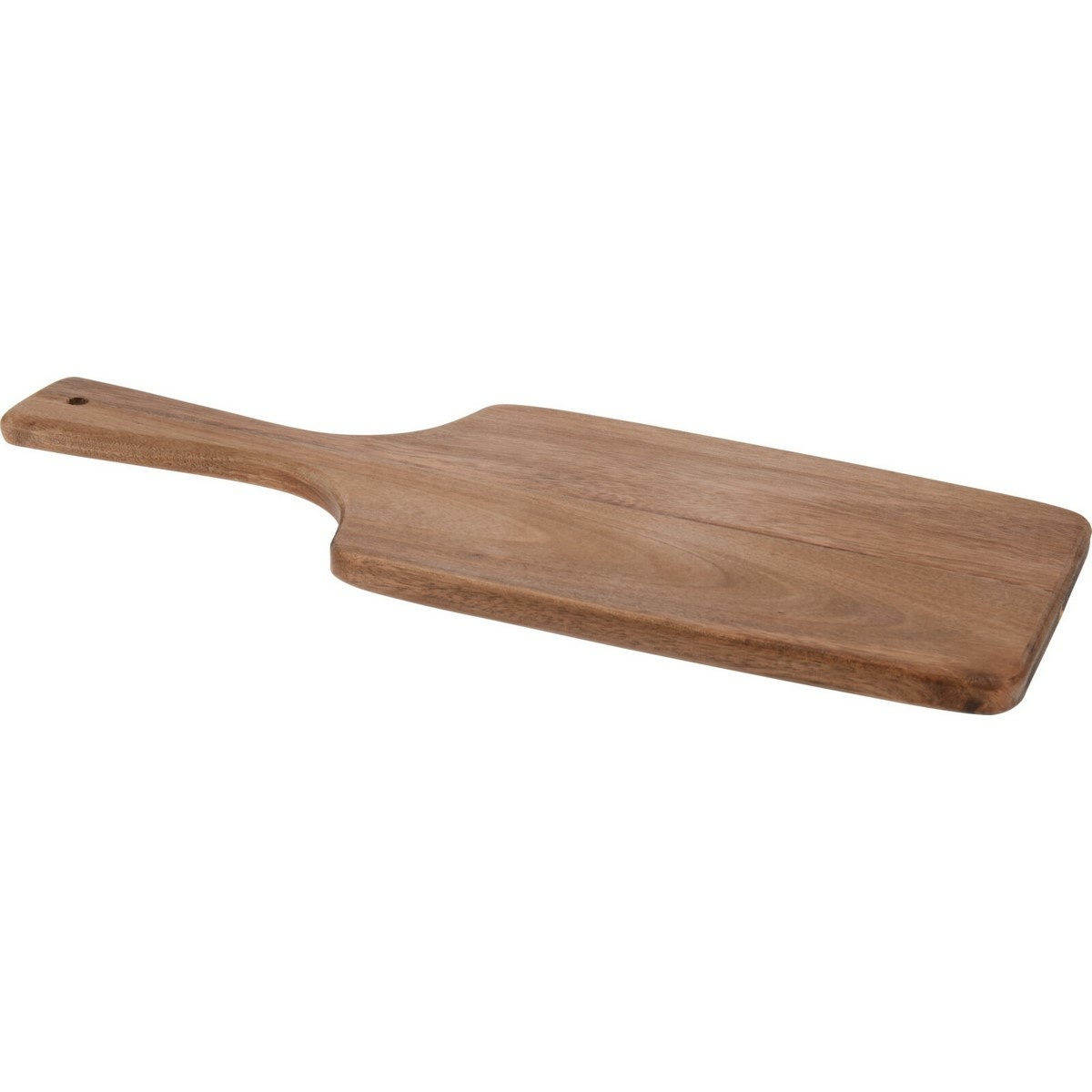 Deska do krojenia z drewna akacjowego z uchwytem 42 × 16 × 1,6 cm