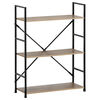 Regal GD-223 OAK Stor, 3 Böden, 58,5 x 23,5 x 80,5 cm