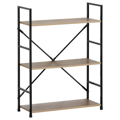 Regal GD-223 OAK Stor, 3 Böden, 58,5 x 23,5 x 80,5 cm