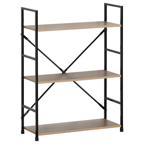 Regal GD-223 OAK Stor, 3 Böden, 58,5 x 23,5 x 80,5 cm