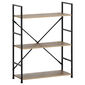 Regal GD-223 OAK Stor, 3 Böden, 58,5 x 23,5 x 80,5 cm