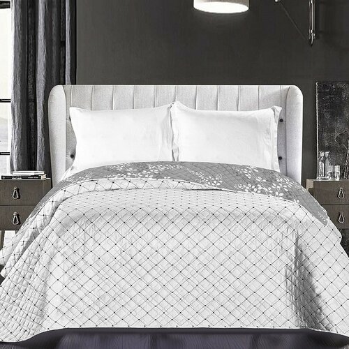 DecoKing Narzuta na łóżko Calluna szary, 220 x 240 cm