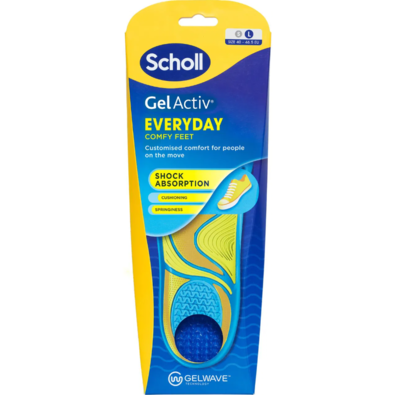 Scholl Pánske vložky do topánok na bežný deň GelActiv, L
