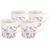 Set 4 căni de porțelan Orion Pajiște 430 ml