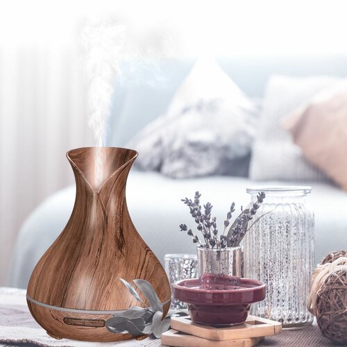 Sixtol Aroma difuzer Vulcan sivo leseno, 350 ml