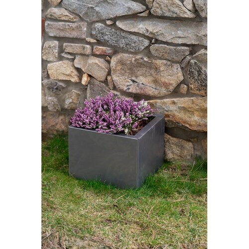 Kubusna vrtna korita 40 x 40 x 30 cm, corten CORGARDEN 1002