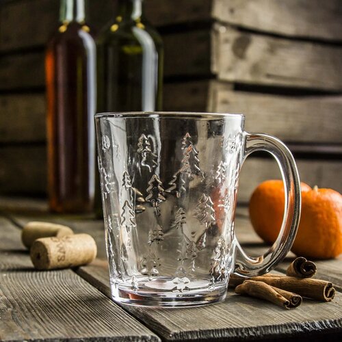 Altom Набір скляних чашок Leon Choinka 300 мл, 6 шт.