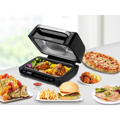 Beper P101FRI081 friteuză multifuncțională cu aercald Cucinotto Pro