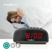 Nedis CLDK008BK cyfrowy budzik