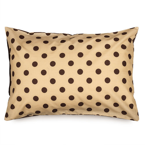 4Home Prevleka za blazino Puntík Čokoláda, 50 x 70cm