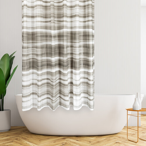 4Home Duschvorhang Romance grau, 180 x 180 cm