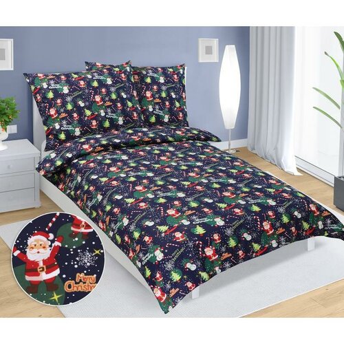 Bellatex Božična bombažna posteljnina Vilenjak, 140 x 200 cm, 70 x 90 cm