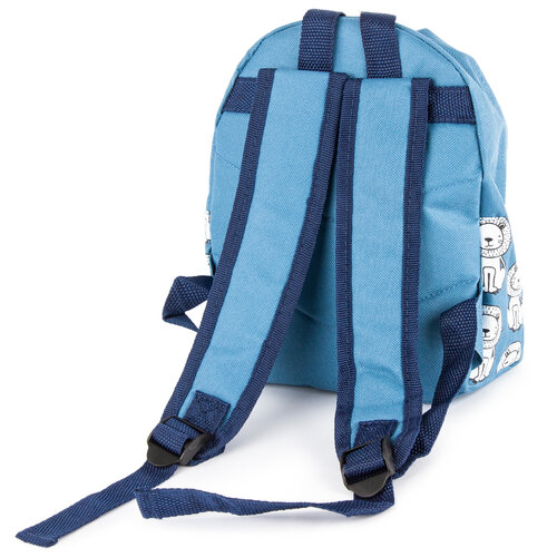 Dětský batoh Lvíček modrá, 21 x 11 x 27 cm