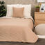 4Home Tagesdecke Doubleface Stars beige, 140 x 240 cm, 1x 40 x 40 cm