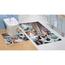 Bellatex Sada kúpeľňových predložiek Morské lastúry 3D, 60 x 100 + 60 x 50 cm