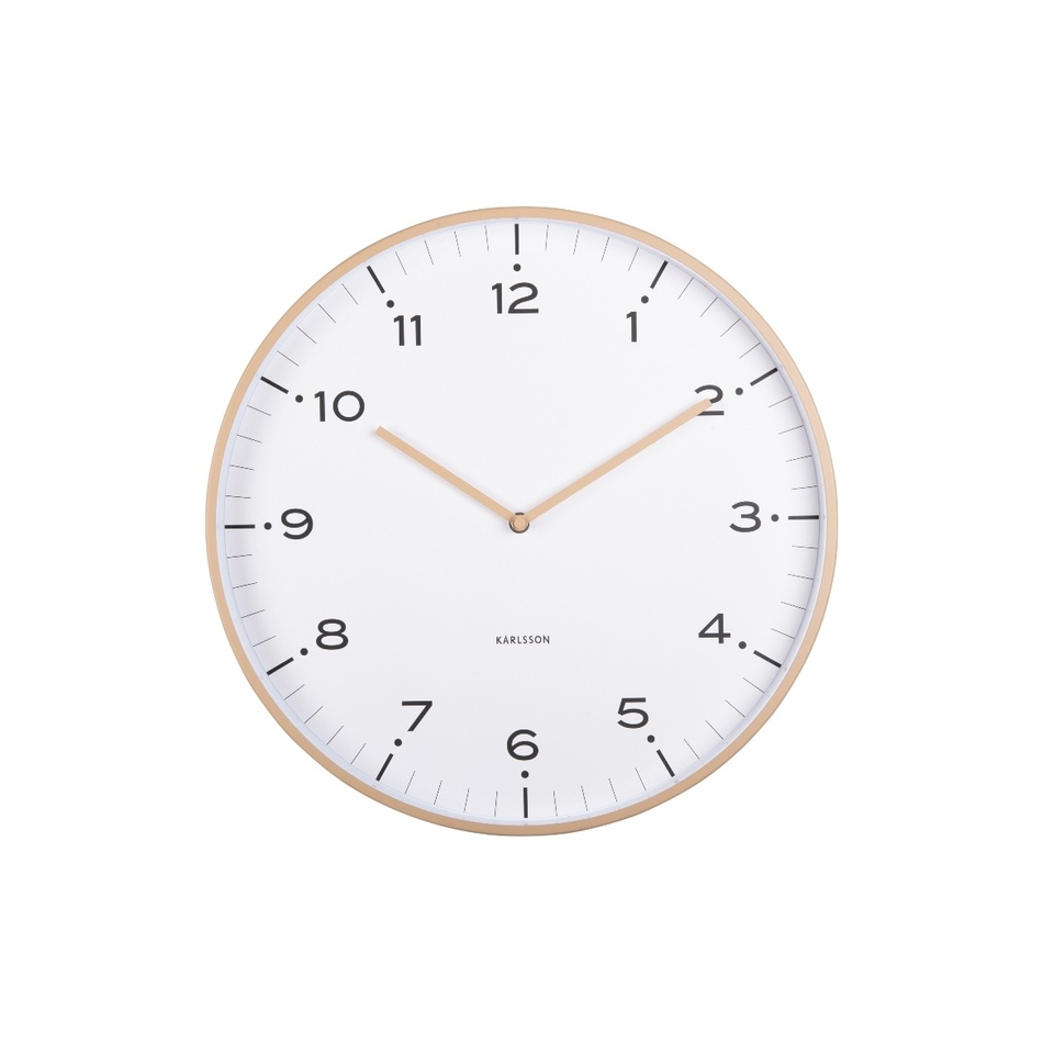 Karlsson 6011SB design falióra bézs, 40 cmátmérővel termék 2. képe
