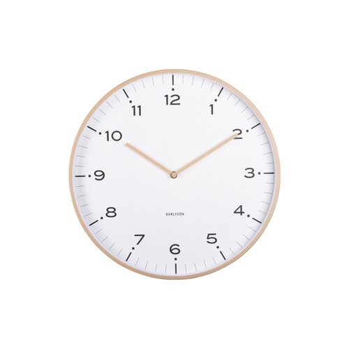 Karlsson 6011SB design falióra bézs, átmérő 40 cm