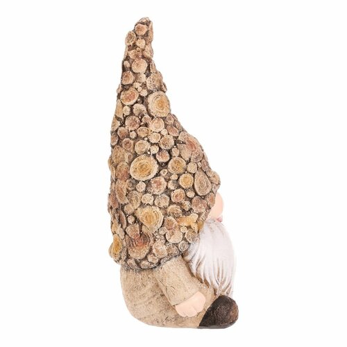 Záhradná dekorácia Škriatok kvetinka, 11 x 9 x 21cm, polyresin