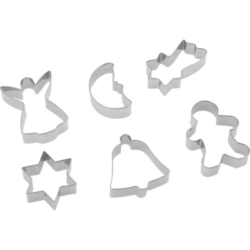 Westmark Set of 6 Christmas cookie cutters