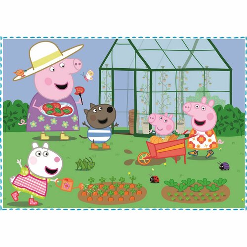 Trefl Puzzle Peppa Pig: Amintiri de vacanță, 4in1