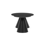 Beistelltisch-Set F4118 BK, Marmor, 2 Stück