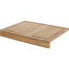 Placă de tăiat din bambus EH cu opritor, 45 x 34 x5 cm