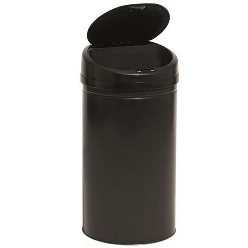 Brilanz Bezdotykowy kosz na śmieci Senzo 60 l, okrągły, czarny