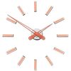 Future Time FT9600CO Modular copper Designové samolepicí hodiny, pr. 60 cm
