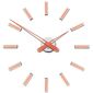 Future Time FT9600CO Modular copper Designowe zegar samoprzylepny, śr. 60 cm