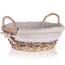 Home Decor Koszyk wyplatany z uszami Duo, 30 x 11 cm