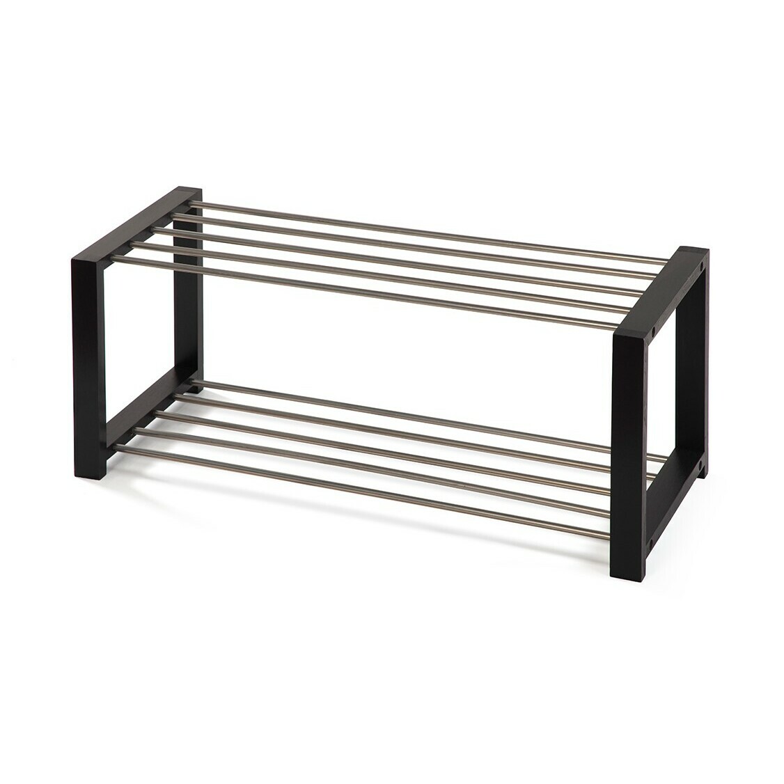 Kovový botník FRAME 2, černá