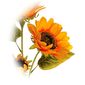 Umělá květina Slunečnice, 86 cm
