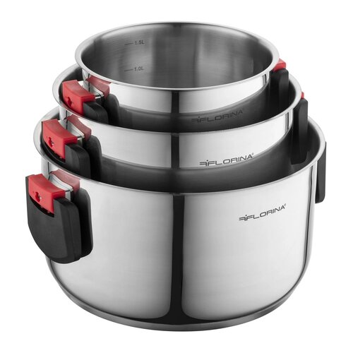 Florina Edelstahl-Topfset Space by Mateusz Gessler, 6-teilig