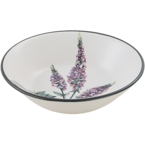 Súprava 6 kameninových hlbokých tanierov Herbal 18 cm