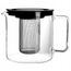 Ceainic din sticlă cu filtru din oțelinoxidabil Simax From, 1,3 l