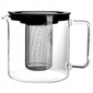 Ceainic din sticlă cu filtru din oțelinoxidabil Simax From, 1,3 l