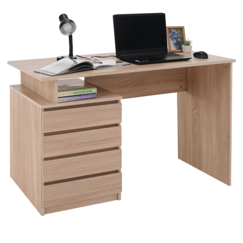 Masă de birou HANY NEW, stejar sonoma