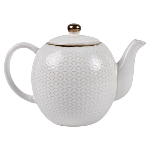 Steingut-Teekanne Zig-Zag, 1,1 l