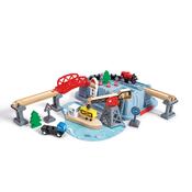 Hape Vláčkodráha set v boxu - Přístaviště