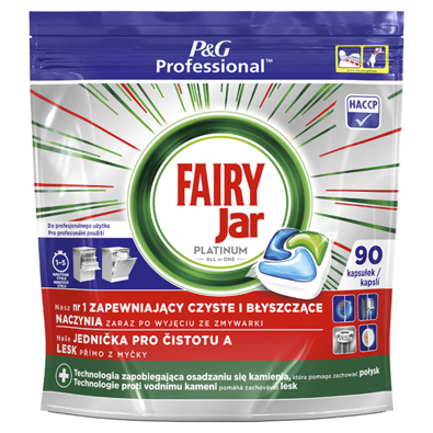 Jar kapsule za pomivanje posode Platinum, 90 kosov