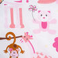 Detské bavlnené obliečky Renforce Zoo ružová, 90 x 140 cm, 45 x 65 cm