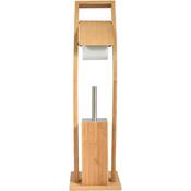 MSV Bambusov držalo za toaletni papir s krtačo 16x 29 x 70 cm
