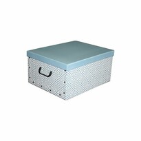 Компактний складаний ящик для зберігання Nordic,50 x 40 x 25 см, синій
