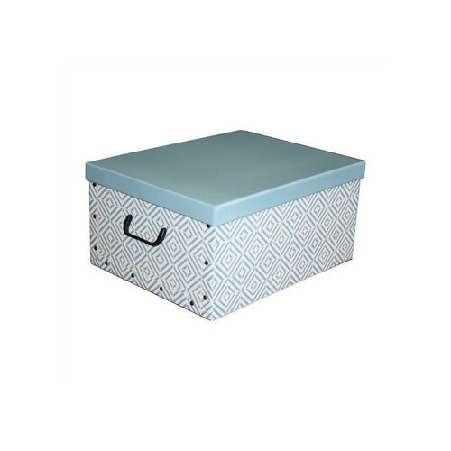 Compactor Cutie de depozitare pliabilă Nordic, 50 x 40 x 25 cm, albastră