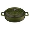 Lava Caserolă din fontă rotundă 28 cm , verde