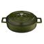 Lava Caserolă din fontă rotundă 28 cm , verde